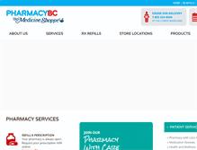 Tablet Screenshot of pharmacybc.com